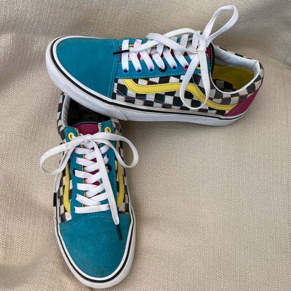 crazy checkered vans